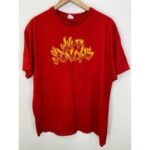 Delta Crew Neck Short Sleeve Tee Shirt Red XL
